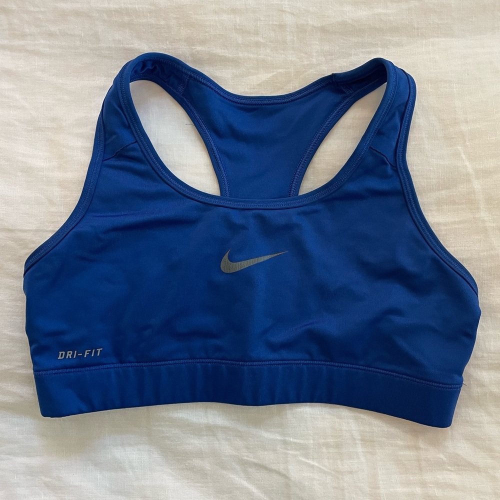 Blue Nike Sports Bra